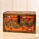 Handmade High-Quality Wooden Box with Dragon Design